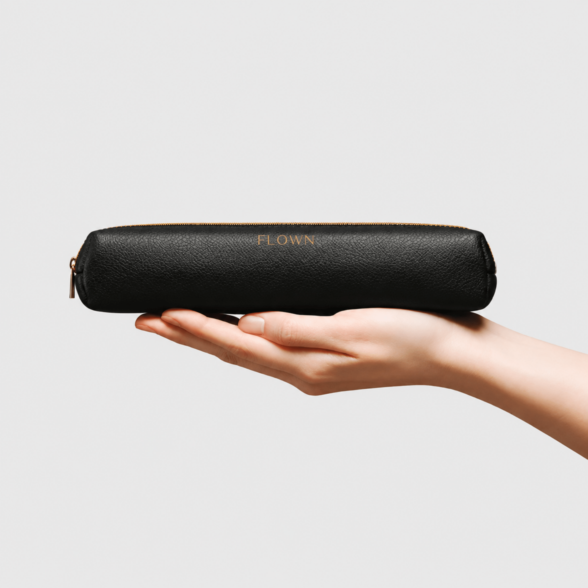 Black Leather Pouch for GoBrush - NUMOYA