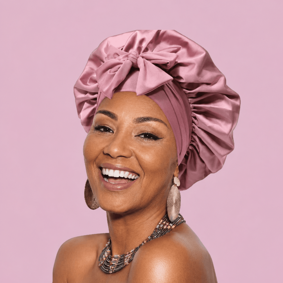 Flown Silq™ Bonnet - Nº04 Rose Blush
