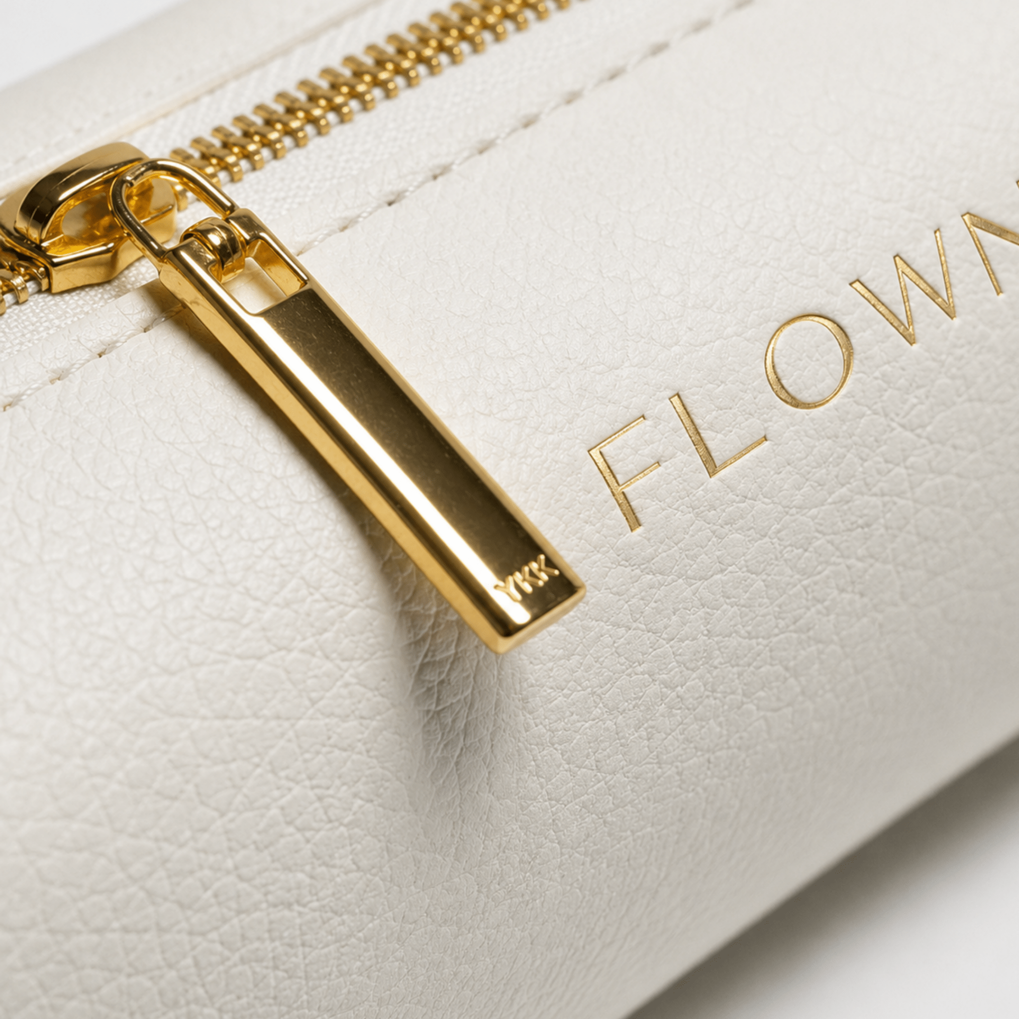 White Leather Pouch for GoBrush - NUMOYA