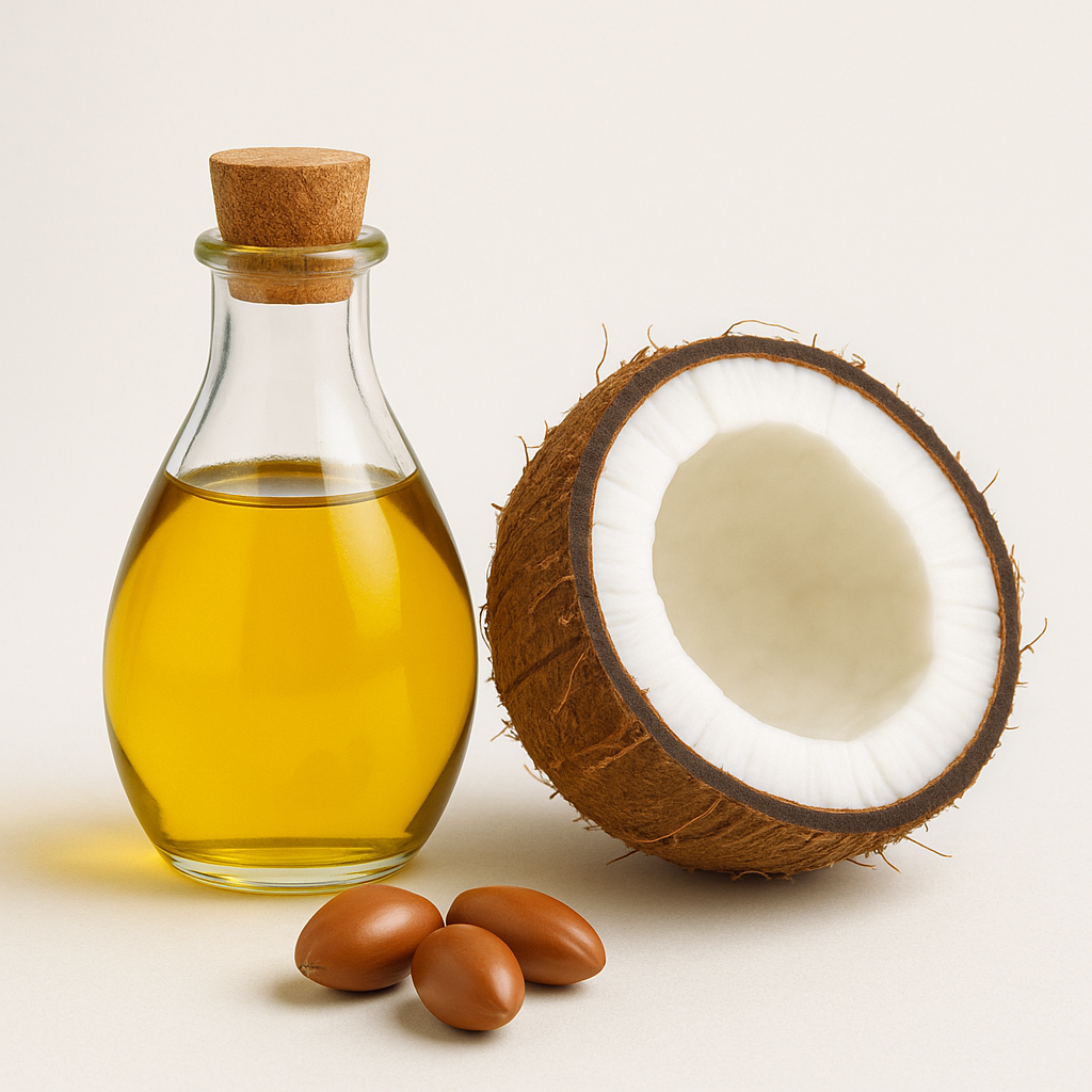 Argan Oil and Coconut Oil
