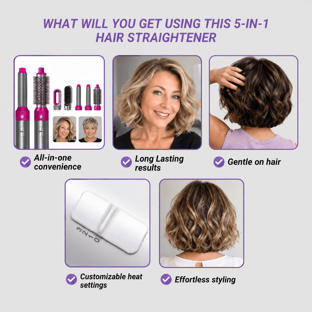 FLOWN 5-in-1 Airstyler: Your Ultimate Hair Styling Solution