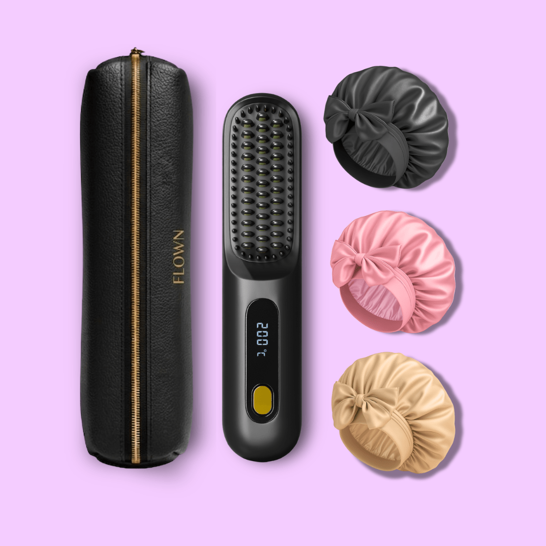 GoBrush MAX + Leather Pouch + Bonnets - NUMOYA