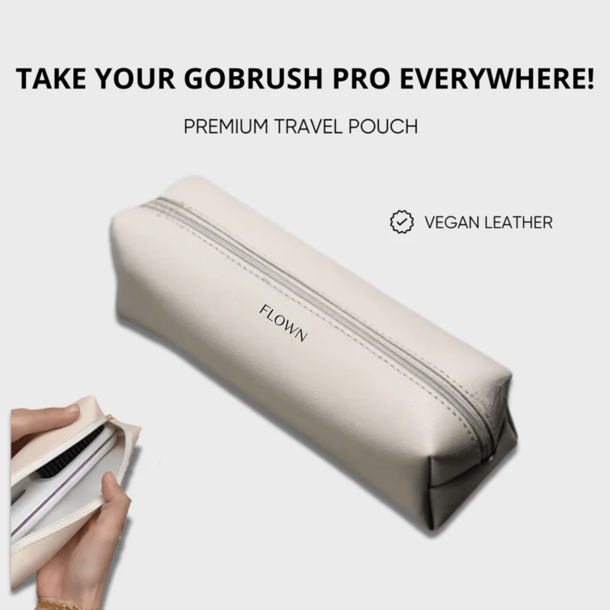 Leather Pouch for GoBrush - NUMOYA