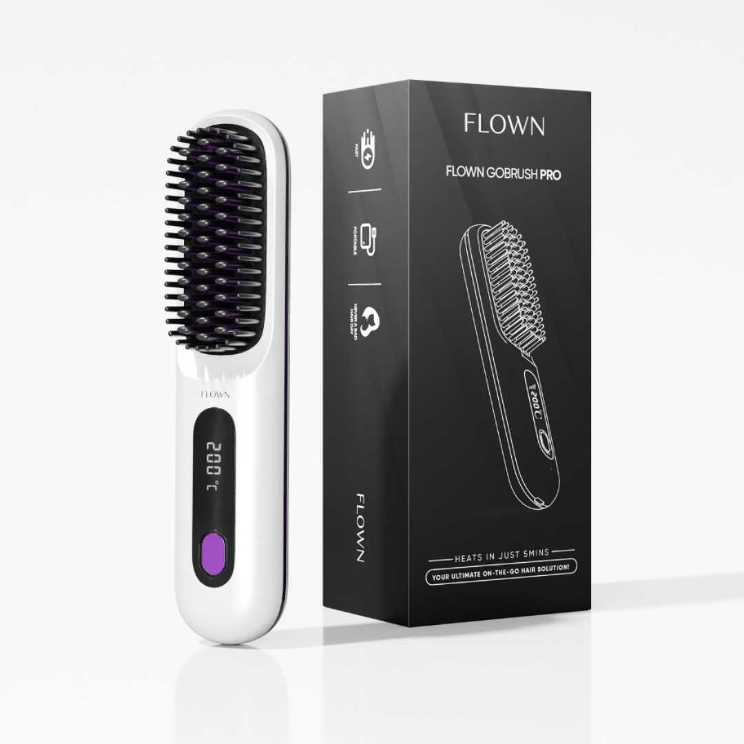 [NEW] FLOWN Portable Straightener Brush - GoBrush PRO - NUMOYA