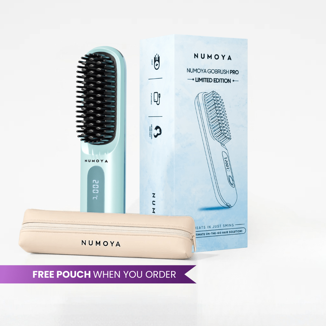 [NEW] Numoya Portable Straightener Brush - GoBrush PRO - NUMOYA