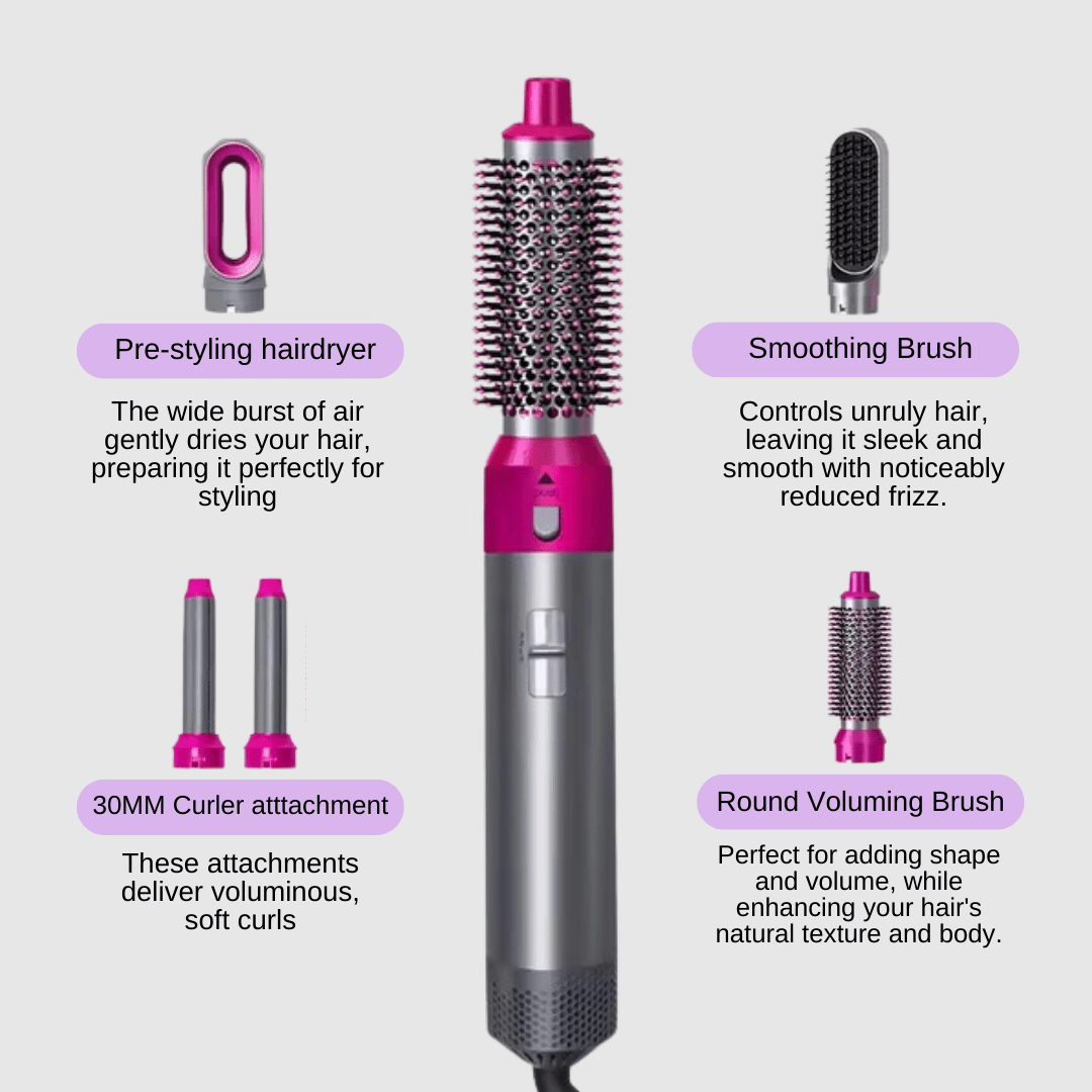 Numoya 5-in-1 Styler: Your Ultimate Hair Styling Solution - NUMOYA