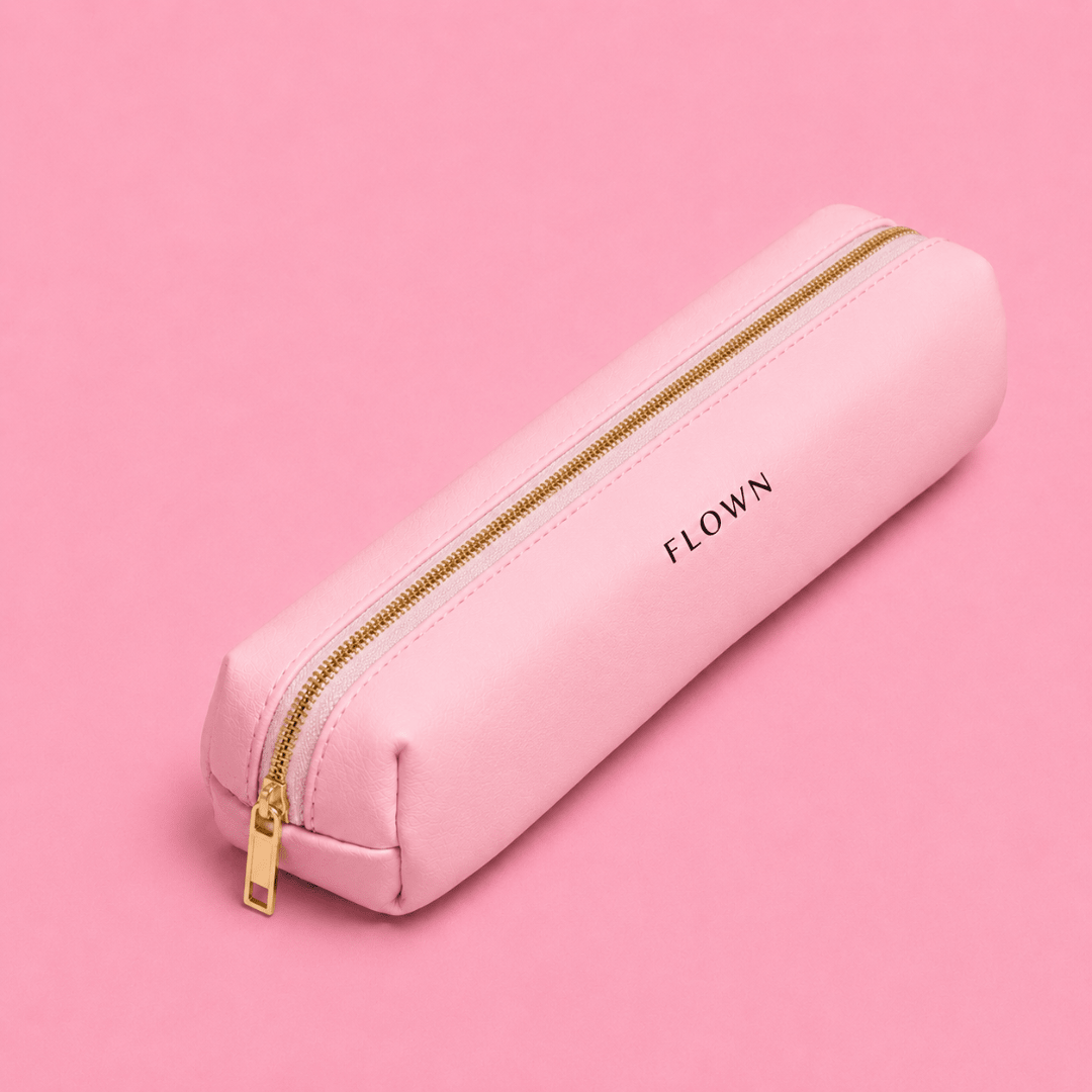 Pink Leather Pouch for GoBrush Max - NUMOYA