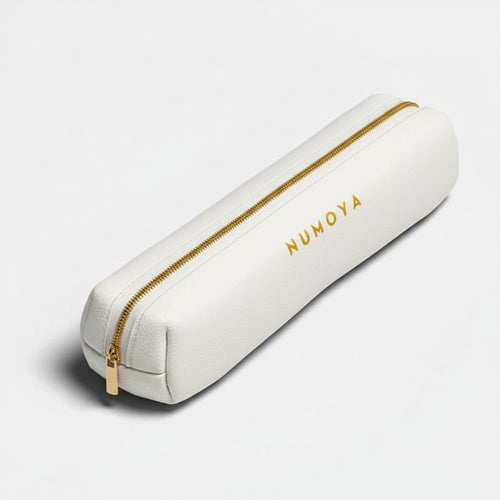 White Leather Pouch for GoBrush